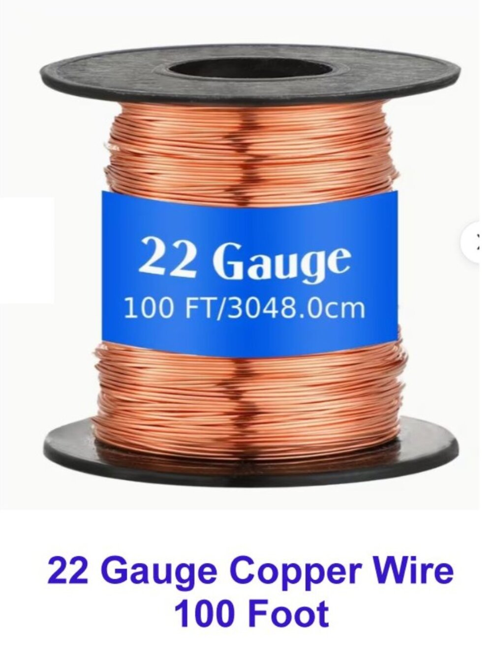 22 Gauge Copper Wire 100 Foot